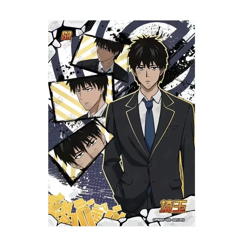 

Оригинальная коллекционная карточка KAYOU ONE PUNCH-MAN Серия 1, Серьёзная версия SR(001-0013)/HR(001-020), полный набор из одной карточки, Сайтама, Генос