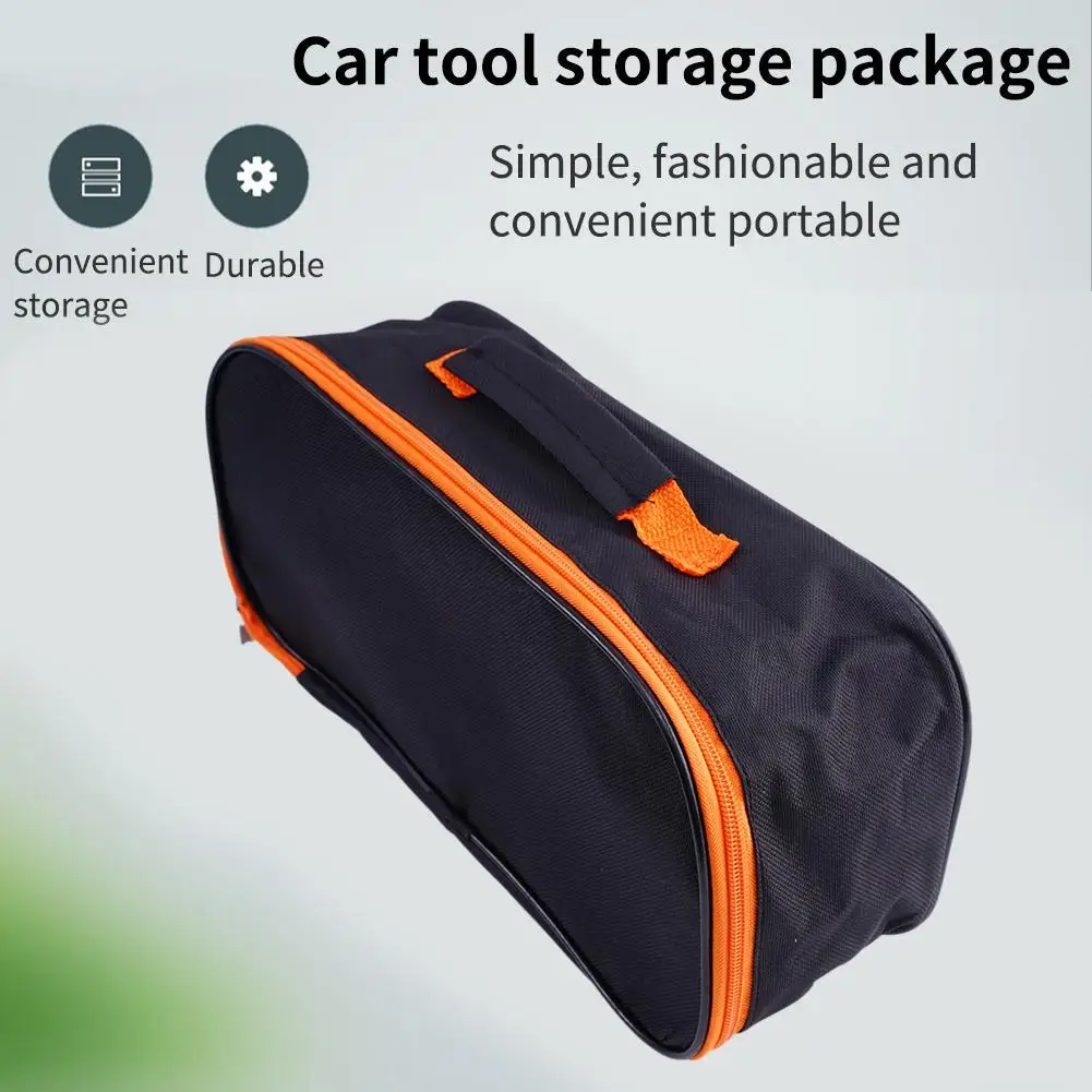 Sac à outils portable multifonctionnel pour électricien, sac de rangement pour gril Oxford, trousse à outils d'urgence, petit sac à outils en métal, R3a2