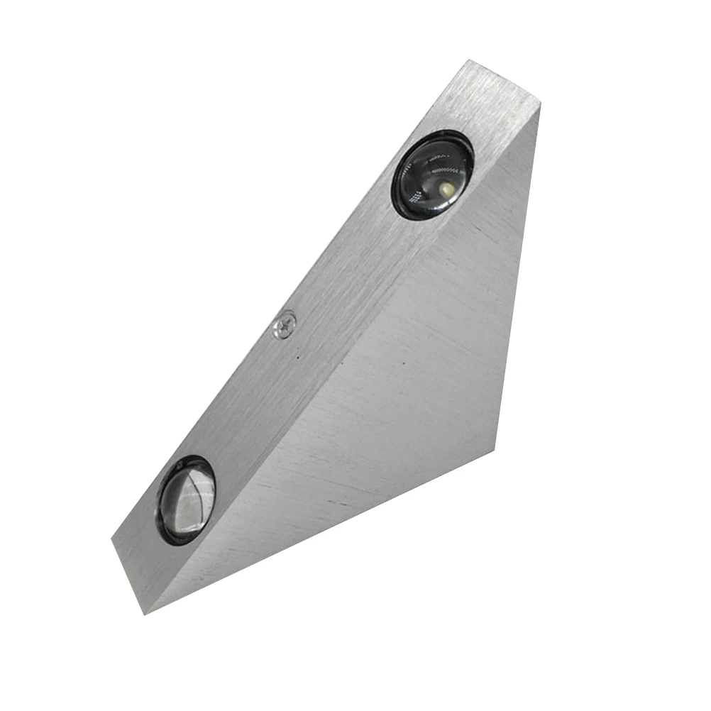 

3W Wall Lamp LED Triangle Aluminum Sconce Durable Die Cast Metal Bedroom Corridor Decorative Warm Mood Study Office Balcony