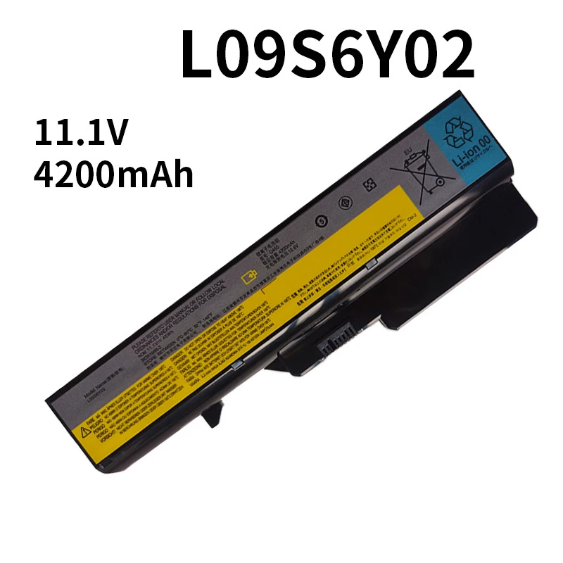 

L09S6Y02 Laptop Battery for Lenovo Ideapad G460 G470 Z460 B470 Z470 V370 Z465 Z475 G560 L09M6Y02 L09N6Y02 LO9L6Y02 11.1V 48Wh