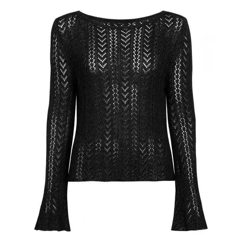 High Quality Women's Knitted Long Sleeve Sweater Classic Fashionable Spring Autumn New Style Overhead Knitwear Chinese Produc...