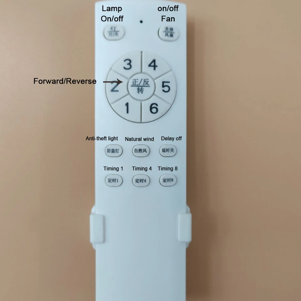 Ceiling fan light frequency conversion 6-speed regulation remote control receiver controller fan drive applicable accessories