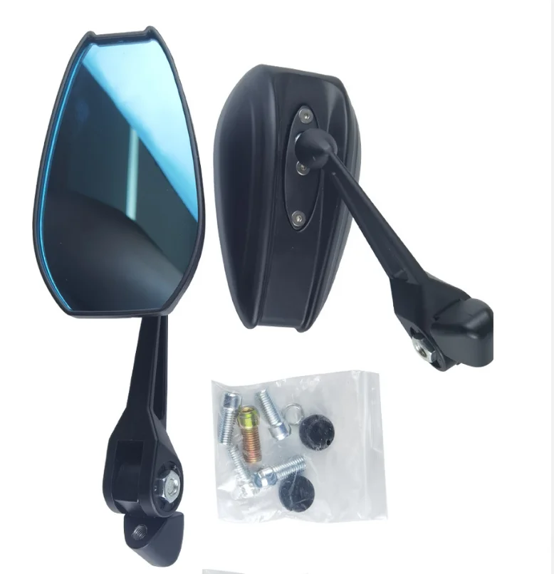 Motorcycle Rearview Mirror Suitable for Mavericks  Aimaadi HD Reflector 250SR Blue Light  Anti-glare Rearview Mirror