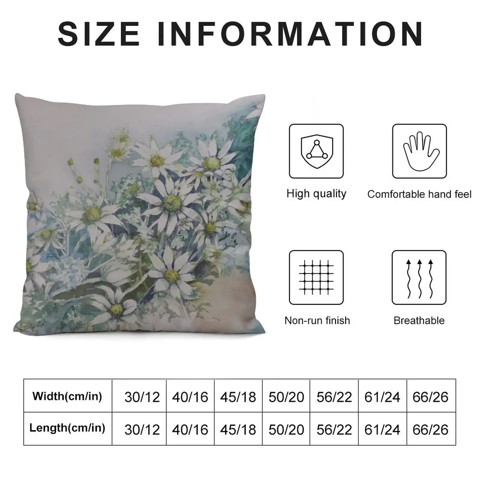 East Coast Flannel Flower Throw Pillow christmas ornaments 2025 Custom Cushion Photo Covers For Sofas Sofas Covers pillow