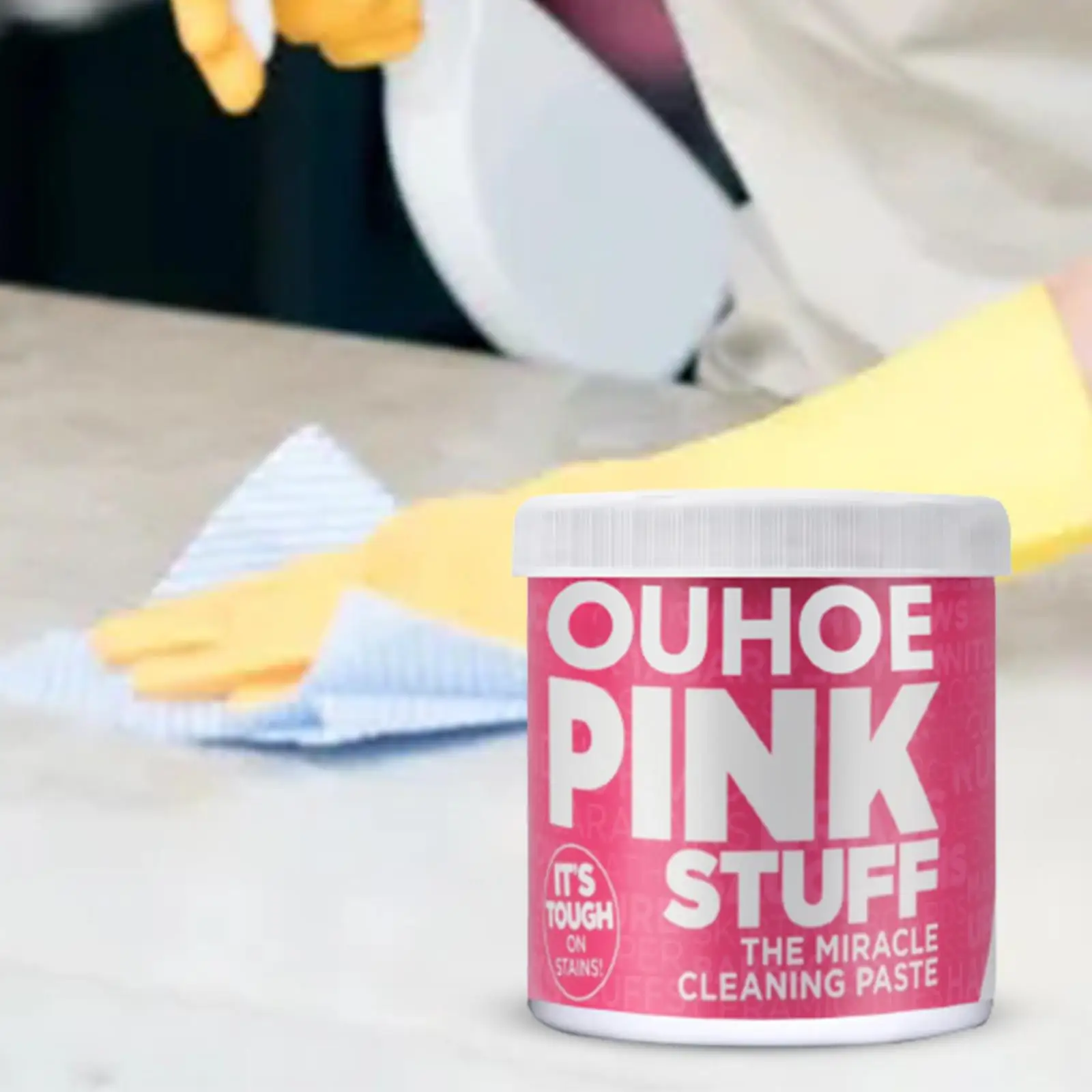 Multi Cleaning Paste Powerful Grime Remover Stain Cleaner for Kitchen Stovetop Countertops Bathroom Surfaces