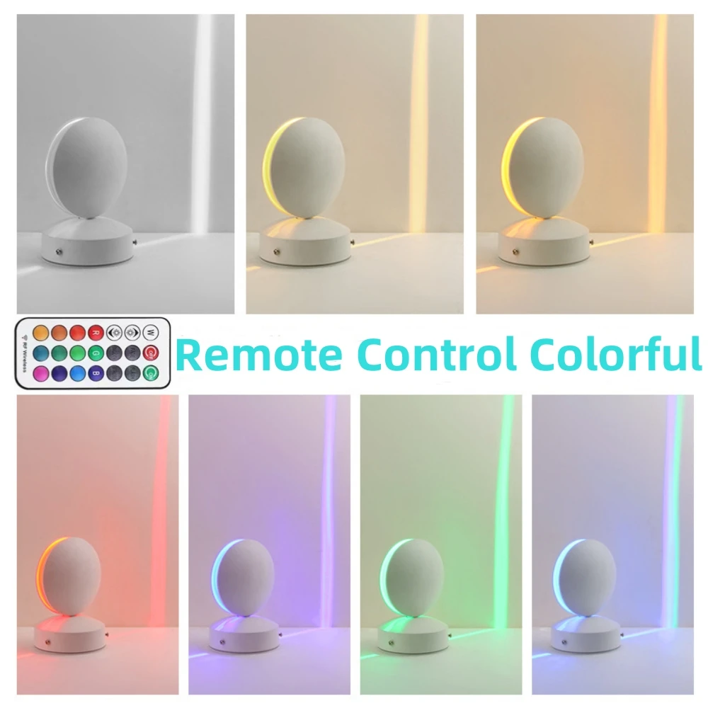 Imagem -03 - Luz do Peitoril da Janela Rgb com Controle Remoto 10w Ac85265v 10w para Corredor Sala Parede Colorido Branco Quente