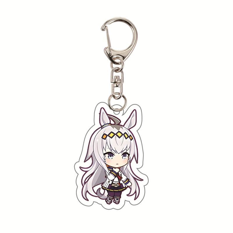 Uma Musume Pretty Derby Keychains Acrylic Stand Ornaments Anime Oguri Cap Silence Suzuka Agnes Tachyon Clear Bliss 6CM