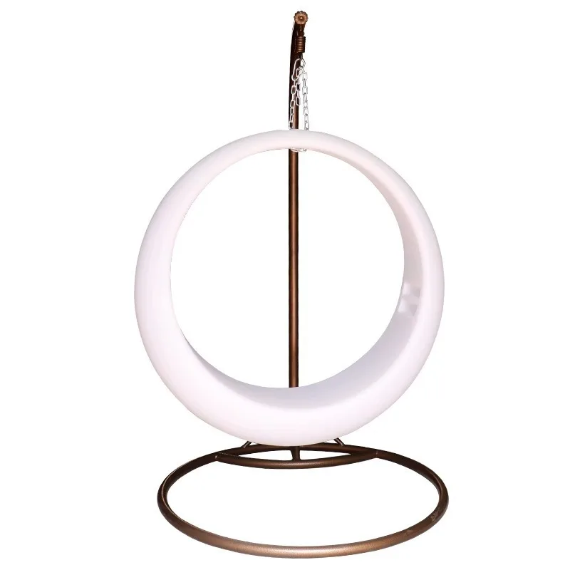 Luminous swing hammock outdoor adult night light ambient light hotel courtyard lounge chair large garden landscape light