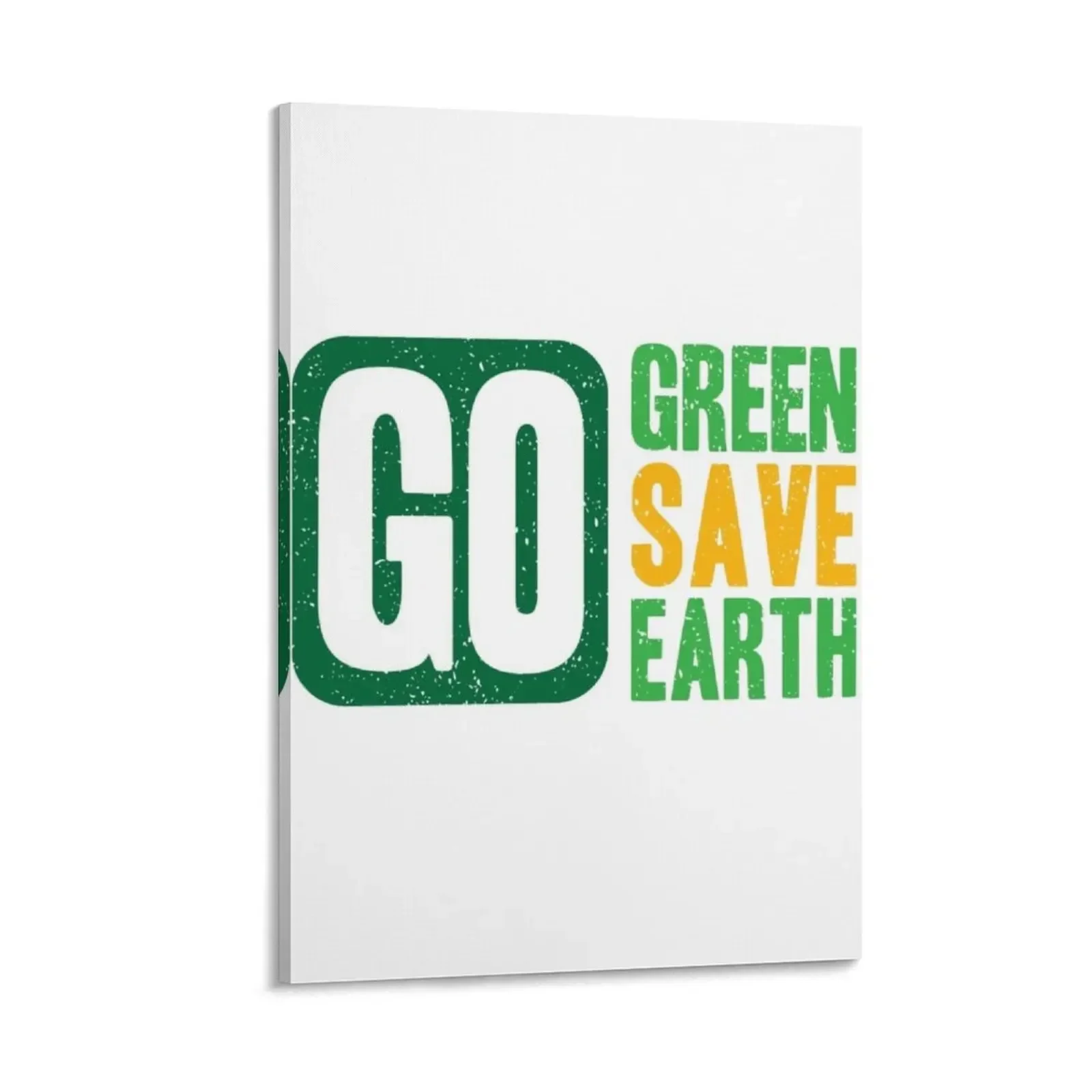 

Go Green Save Earth Canvas Painting Decorative paintings Decoration bedroom living room decoration Wall decoration frame