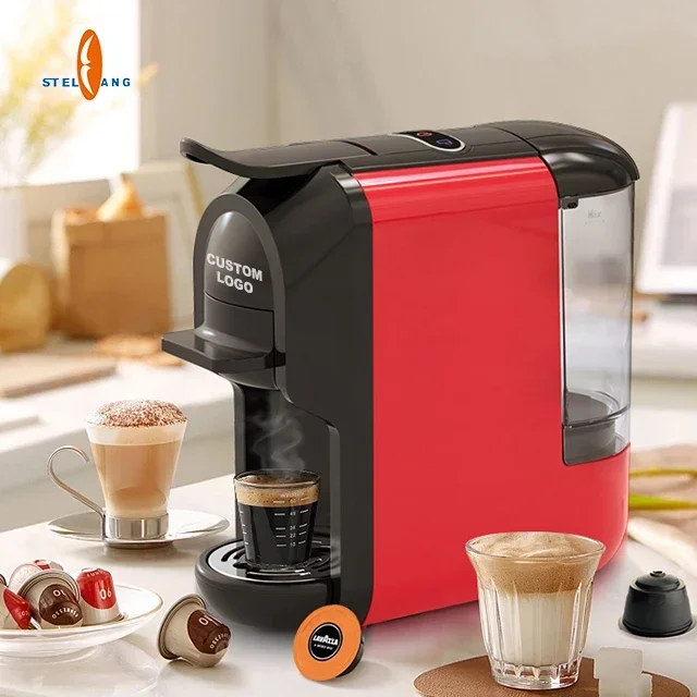 Hotel Room Private Label Ese Pod Coffee Maker 6 In 1 Multi Capsule Coffee Maker With Powder And Cupsule