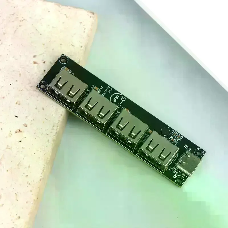 

USB 2.0 Hub Extender, 4-портовый интерфейсный разветвитель CH334 для ноутбуков, стабильная передача данных, простое управление устройствами