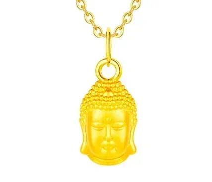 

24k pure gold buddha pendant fine gold jewelry pendants gold religious jewelry