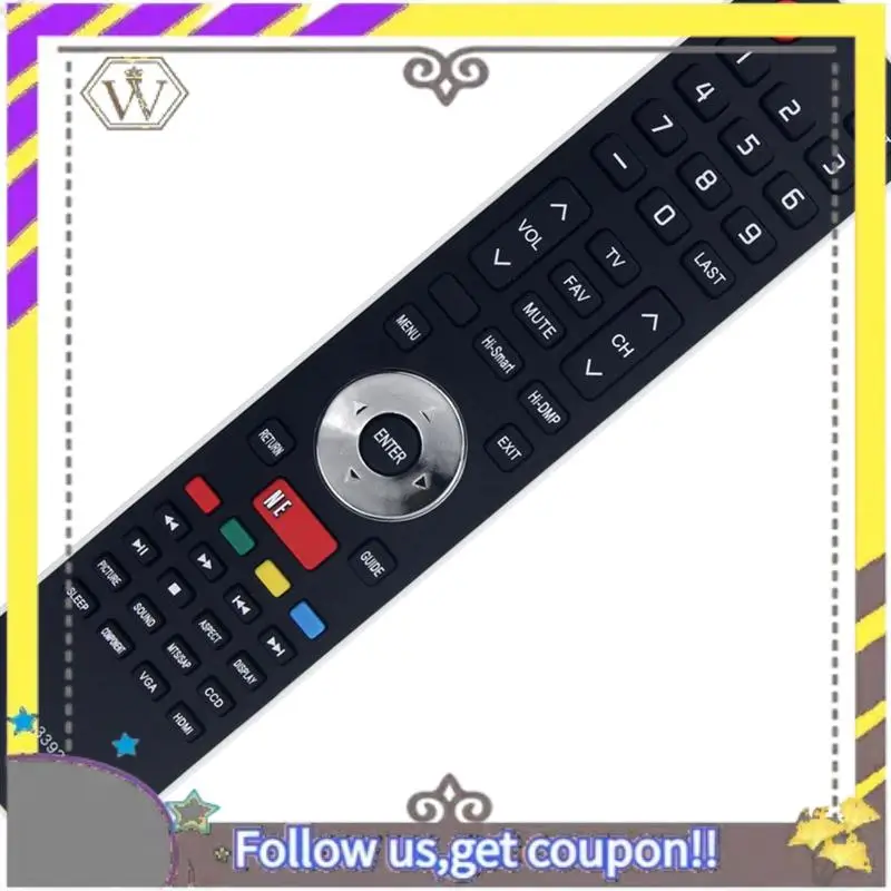 AU33-para Hisense TV reemplazo de Control remoto EN-33926A 40H5B 40K366WN LTDN24K20US LTDN24V87US LTDN40V87US LTDN42K20US F24V77C