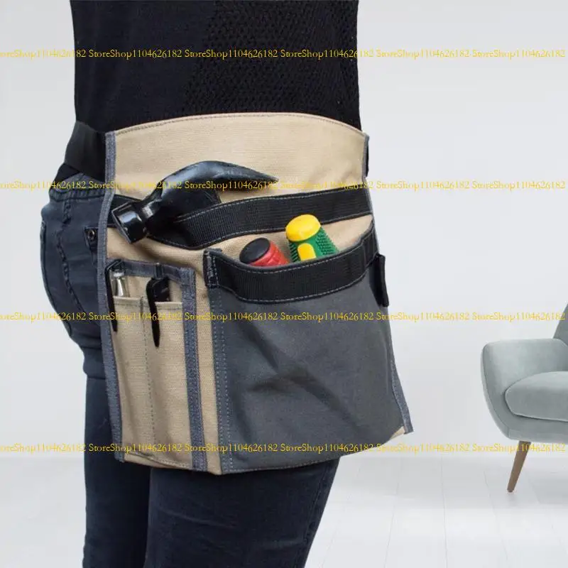 Q2Q4 Hand Tools Bolsa armazenamento com clipe cinto Bolsa ferramentas ferramentas multiuso