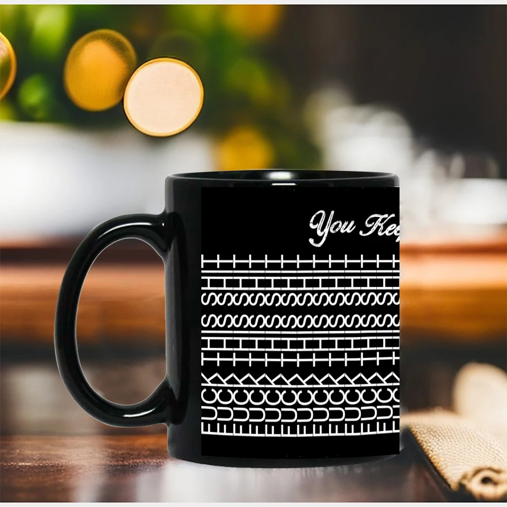 كوب قهوة برسالة مخفية سعة 11 أونصة، كوب قهوة مضحك F This Shit مع رسالة سرية من السيراميك You Keep Me Sane Cup for Office Humor