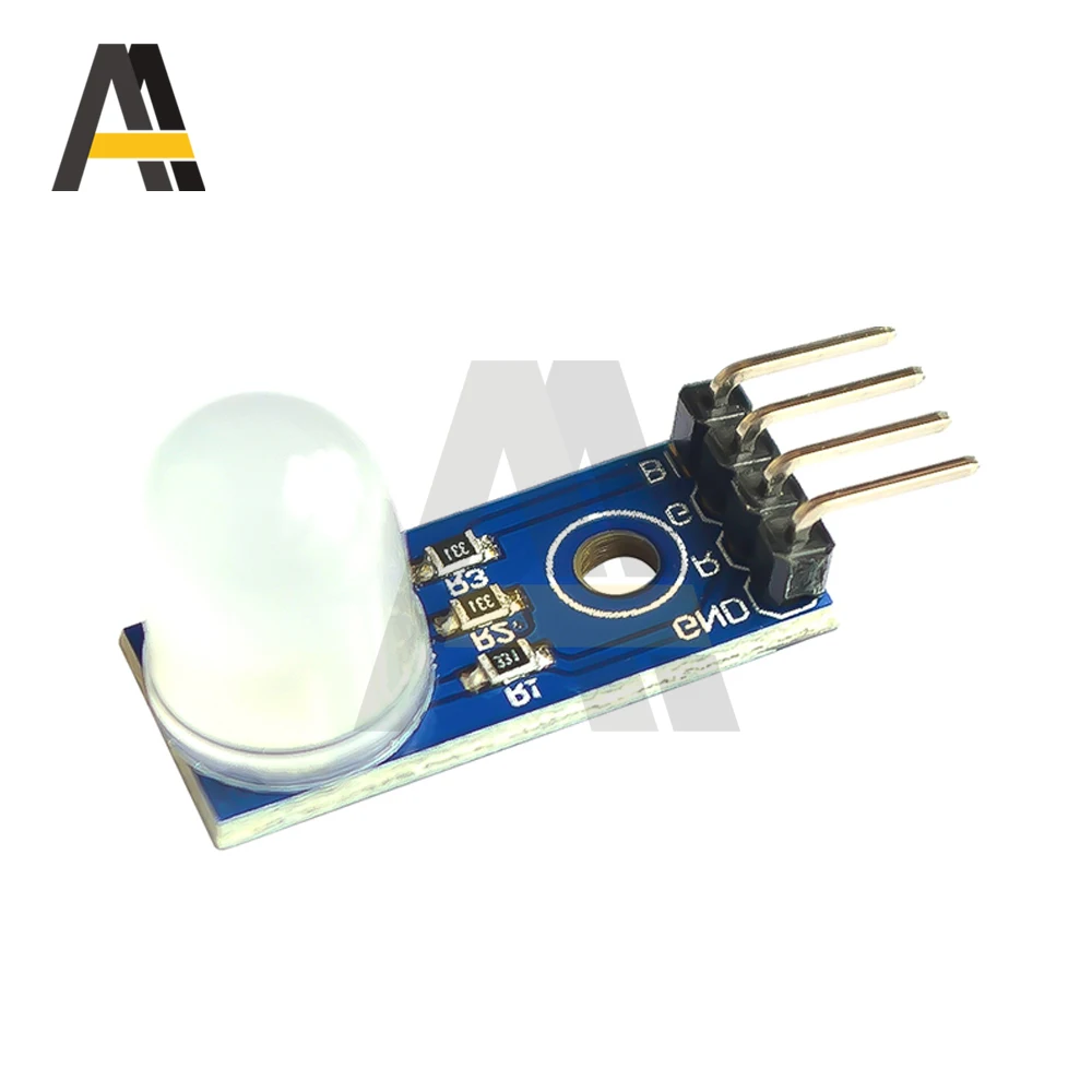 DC5V 10MM RGB LED 모듈 공통 음극 발광 다이오드 3색 LED 모듈