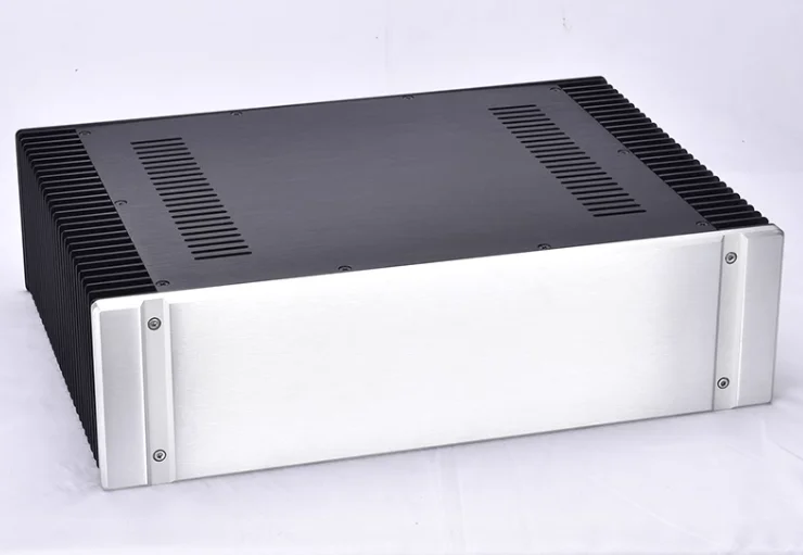 4312 All aluminum amplifier chassis / Preamplifier case / AMP Enclosure DIY box (430 *120*314mm)