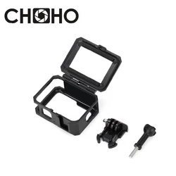 For GoPro Hero 13 Accessories Protector Frame Case Shell Open Side Door + Mount Cold Shoe For Go Pro 9 10 11 12 Gopro13 Black