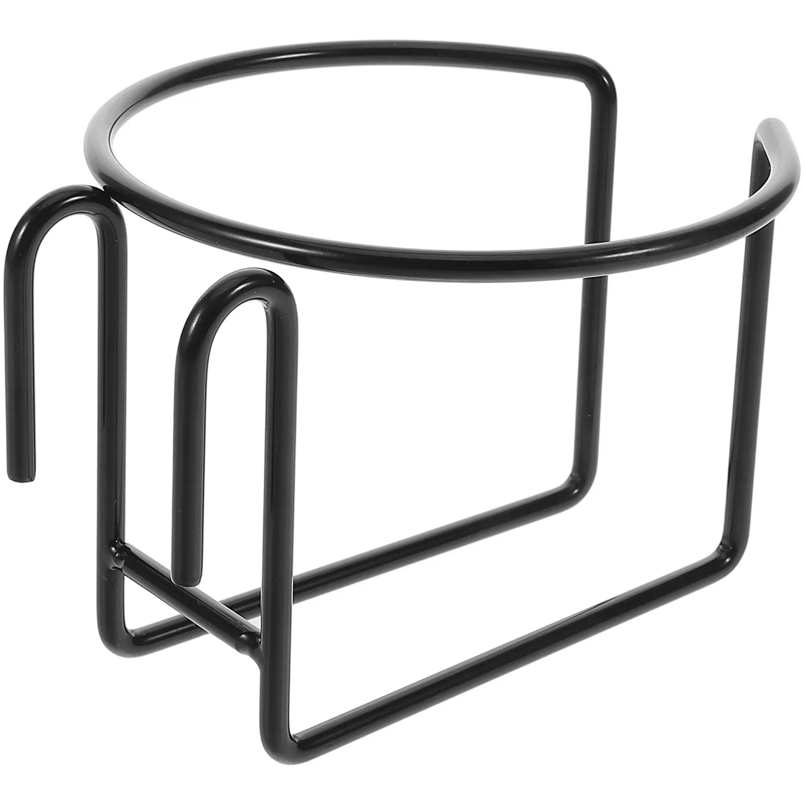 

Portable Cup Holder for Shopping Cart Metal Bottle Hanger Universal Drink Organizer Anti-Slip Coffee Carrier Grocery Cart