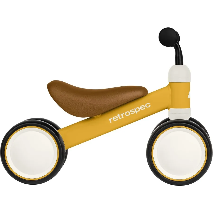 クリケットベビーウォーカーバランスバイク（4輪）12～24ヶ月向け - 1歳児向け幼児用自転車おもちゃ - 乗用玩具