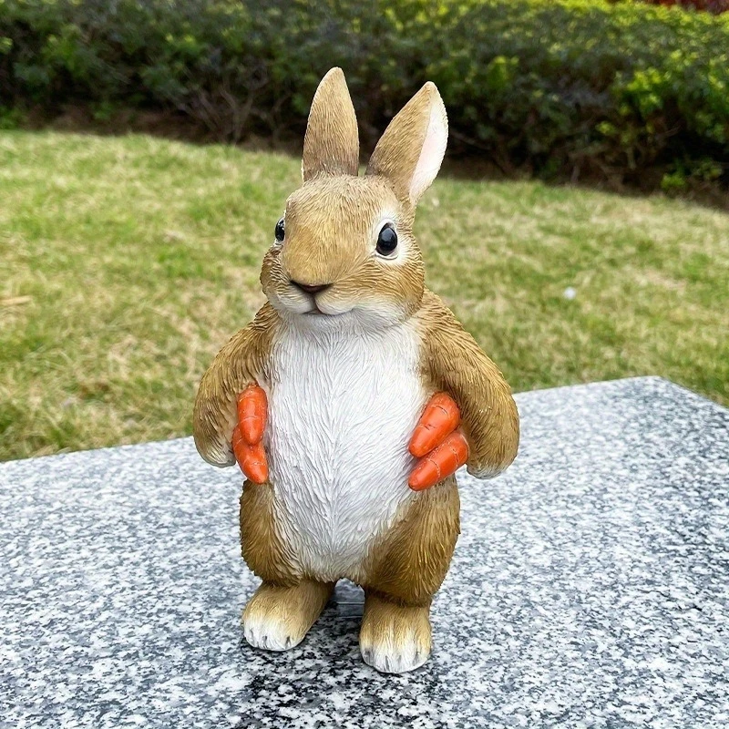 Żywiczna figurka królika do og – Kids Outdoor Easter Gifts recenzja i cena