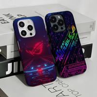 ASUS ROG Phone Case For IPhone 16 15 14 13 12 11 Pro Max Plus Samsung S24 S23 Ultra Glossy HD Hard PC Cover