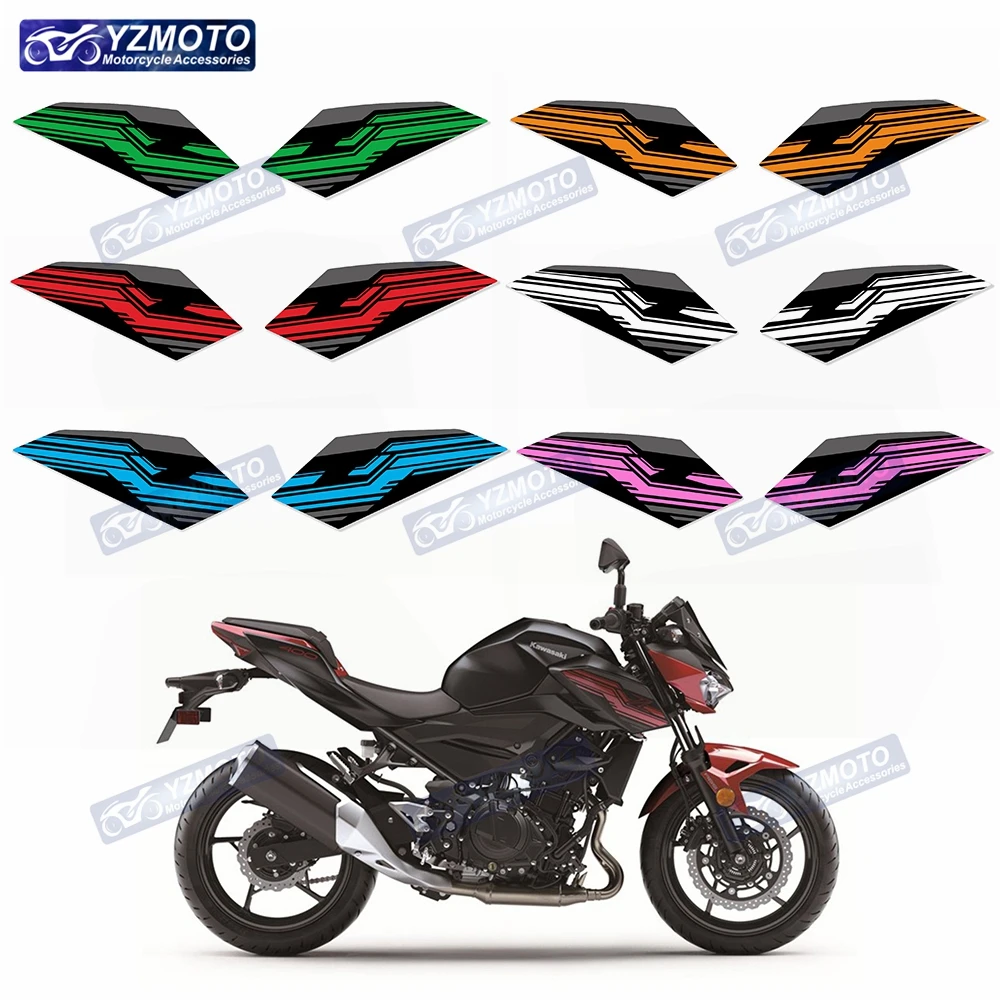 

Для Kawasaki Ninja Z400 Z250 2018 2019 2020 2021 2022 2023 боковая обтекательная крышка мотоцикла наклейка светоотражающие наклейки