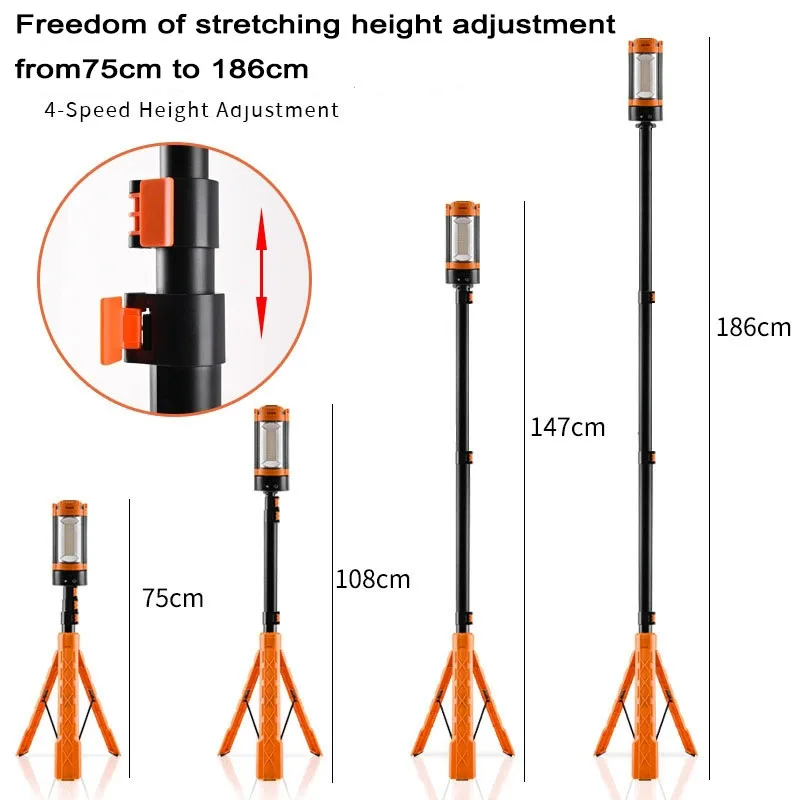 Portable Cordless LED Work Light with 67\