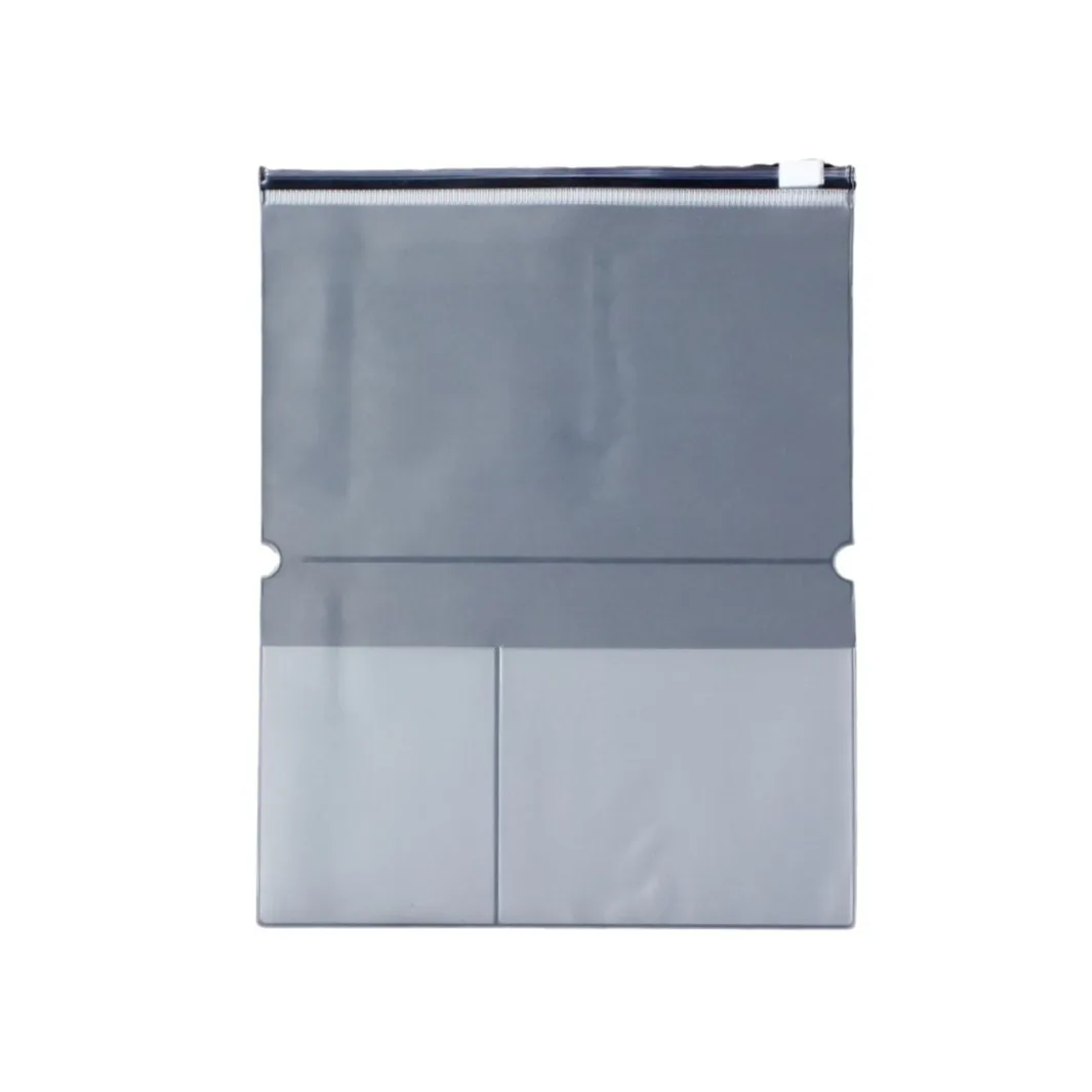 Diario per notebook da viaggio standard in PVC Borsa per pagina interna con cerniera in PVC Borsa per ricevute per biglietti da visita