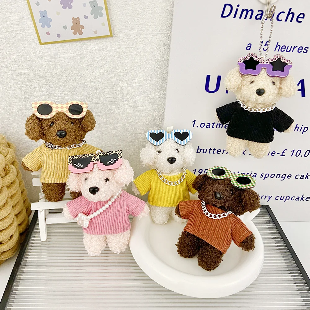pingente-de-pelucia-de-cachorro-com-Oculos-de-sol-criativo-chaveiro-fofo-acessorio-de-boneco-para-bolsa-de-casal-presente-moderno-engracado-e-simples