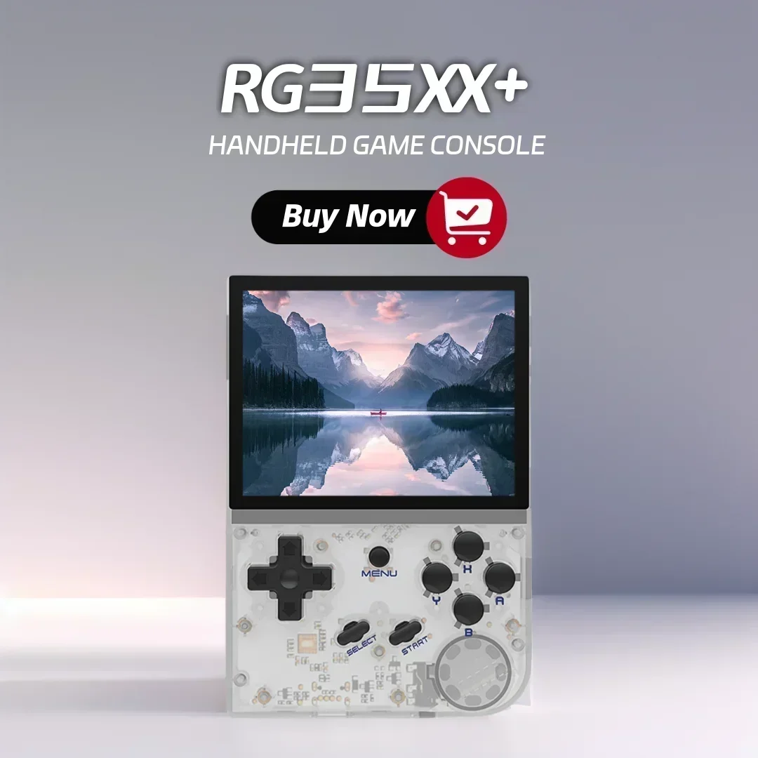 Anbernic rg35xx + 3.5 ''ips 5g wifi linux jogadores de jogo portáteis portáteis 3300mah rg35xxplus console de videogame 10000 + jogos