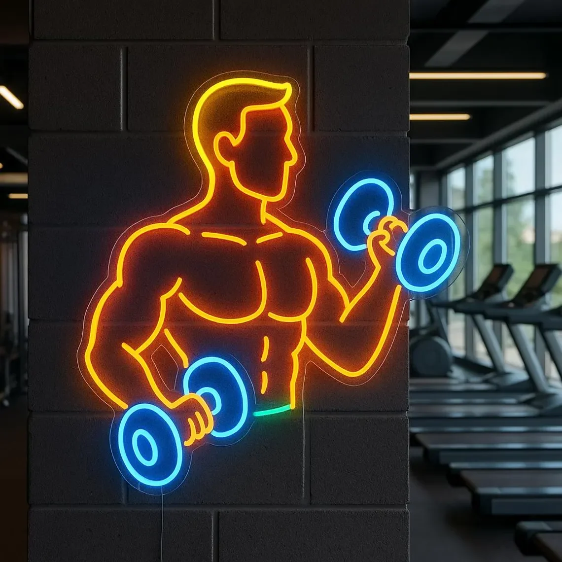 

Sport Neon Sign Physical Activity Wall Decor Sports Hall Business Shop Room Decor Birthday Gift Idea for a Coach