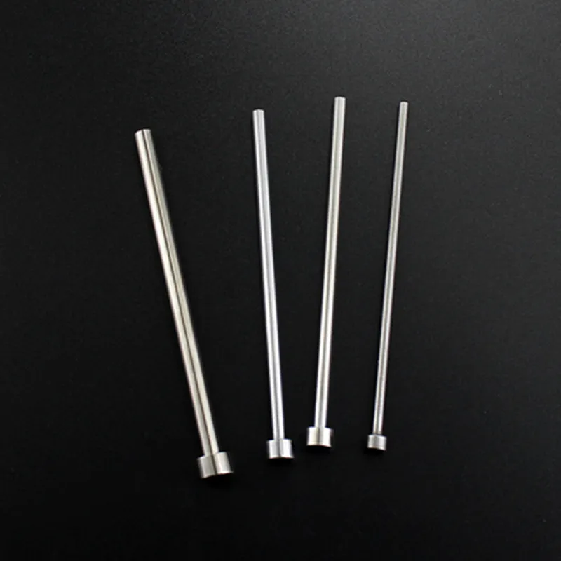 10PCS Mould Punching Pins D1mm D1.5mm ความยาว40มม.-80มม.SKD-11 T ประเภท Punch Thimble Punching ตายแม่พิมพ์เครื่องมือ