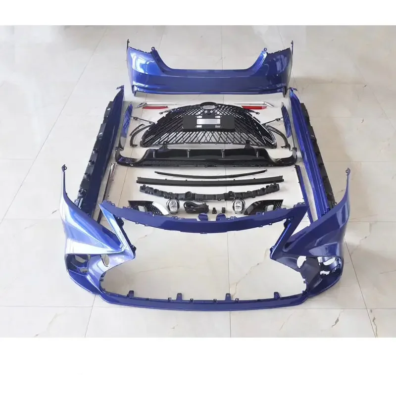 PP Front&rear Bumper for Camry 2018 2019 Upgrade LS Facelift Camry Bumper Guard