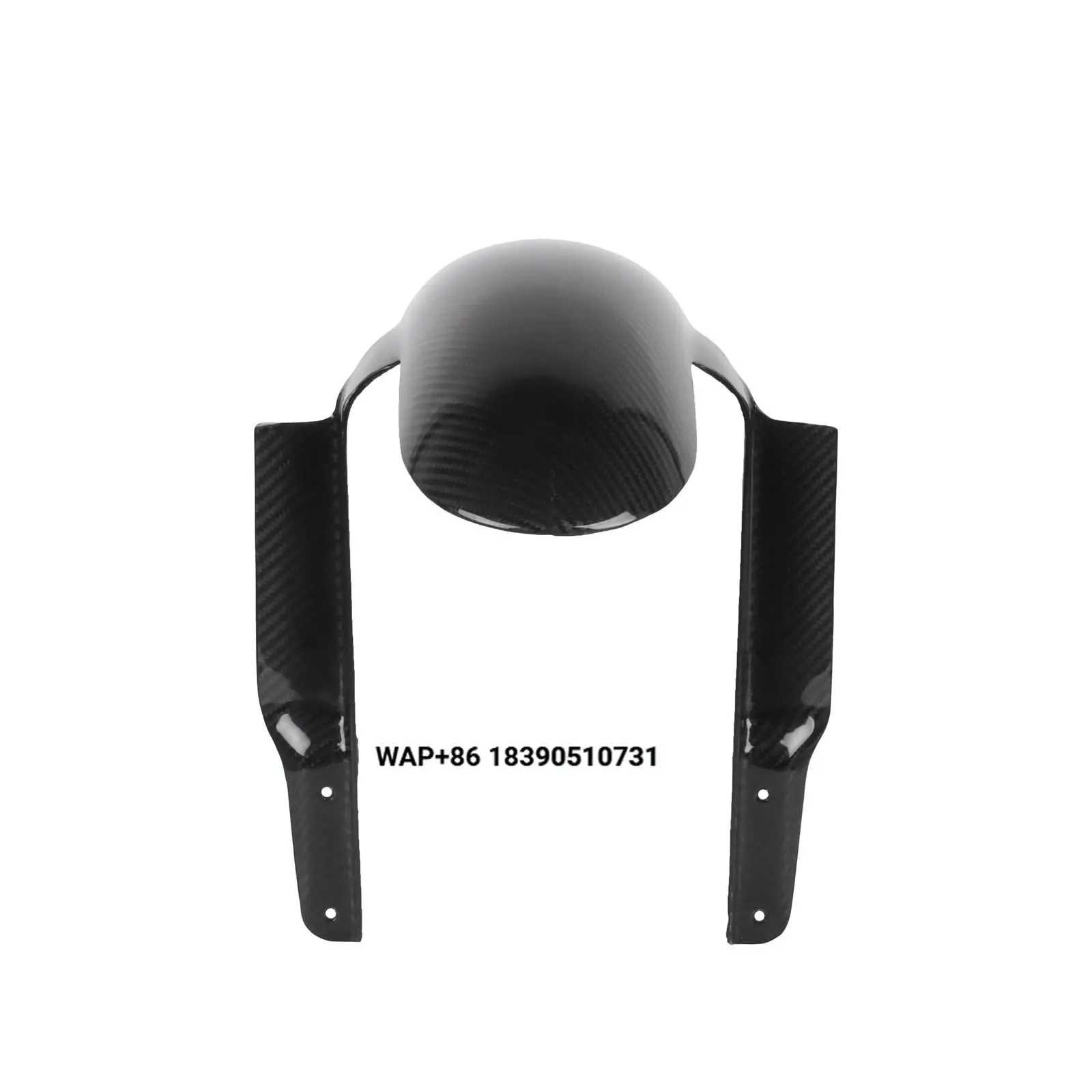New Motorcycle 3k Gloss /Matte Black Twill Weave Carbon Fiber Front Fender Fit for Softail /Low Rider