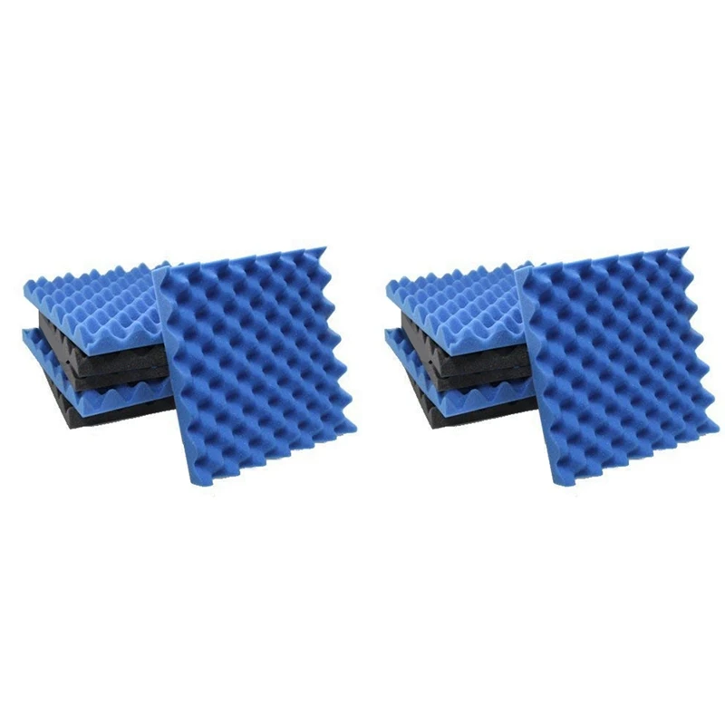 12 Pack Charcoal Egg Crate Foam Acoustic Tiles Soundproofing Foam Panels Sound Insulation Soundproof Foam Padding