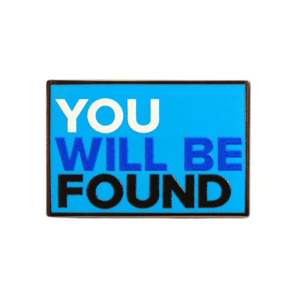 Lieber Evan Hansen-inspirierter Abzeichen-Anstecker „You Will Be Found“, Emaille-Pin, Musik-Brosche, lustiger Kragen-Schmuck, Rucksack-Dekoration, Geschenk – Detail 1