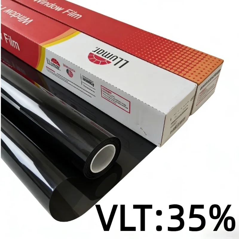 

High Performance Premium LLumar Window Tint Film VLT 35% Nano Carbon Auto UV99% IRR99% PET Heat Shield Universal Fit Easy