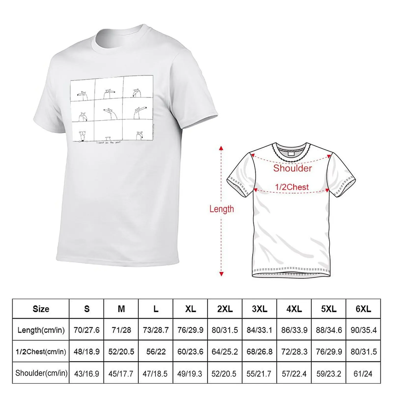 The Point T-Shirt g man t shirts for men t shirts cotton 100% t shirt man cotton T-shirt
