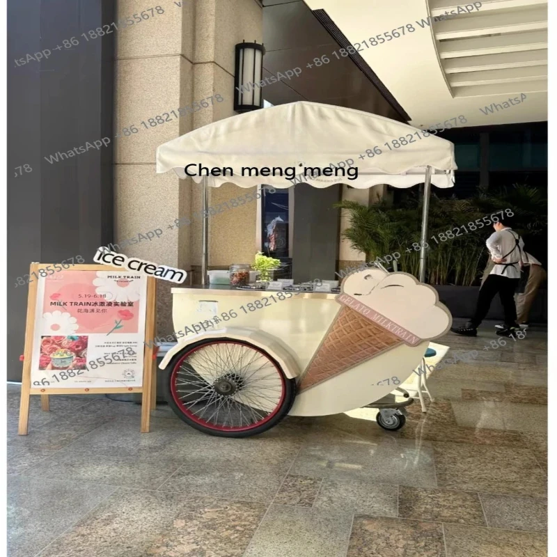 

Outdoor market display Mobile trolley Sub-shopping mall Store drainage Dining car Commercial activities Meichen decorative car