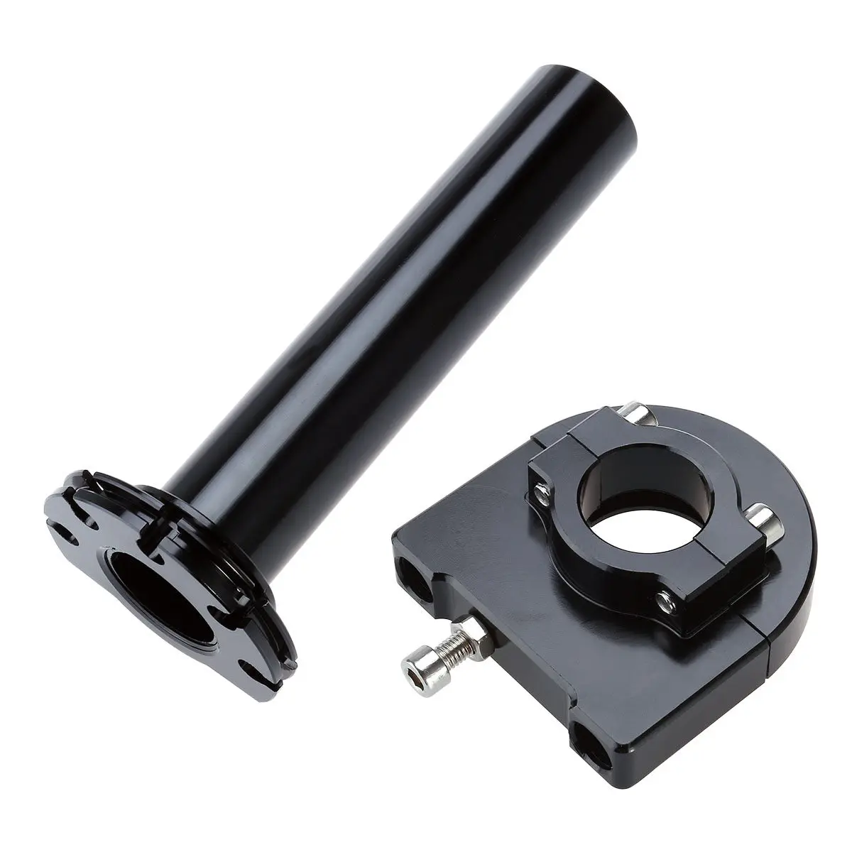 

Universal 7/8" Throttle Handle Motorcycle Accelerator Throttle Handle Aluminum Bar Level for (Black)