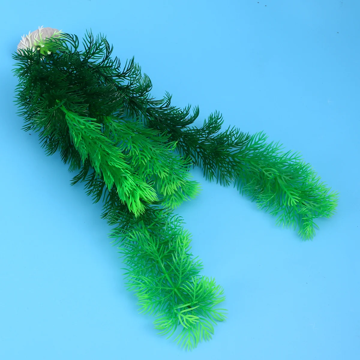 

10Pcs Vivid Simulation Plant Large Aquarium Plants Plastic Fish Tank Decorations Bright Colors Safe for Fish Ceramic Base