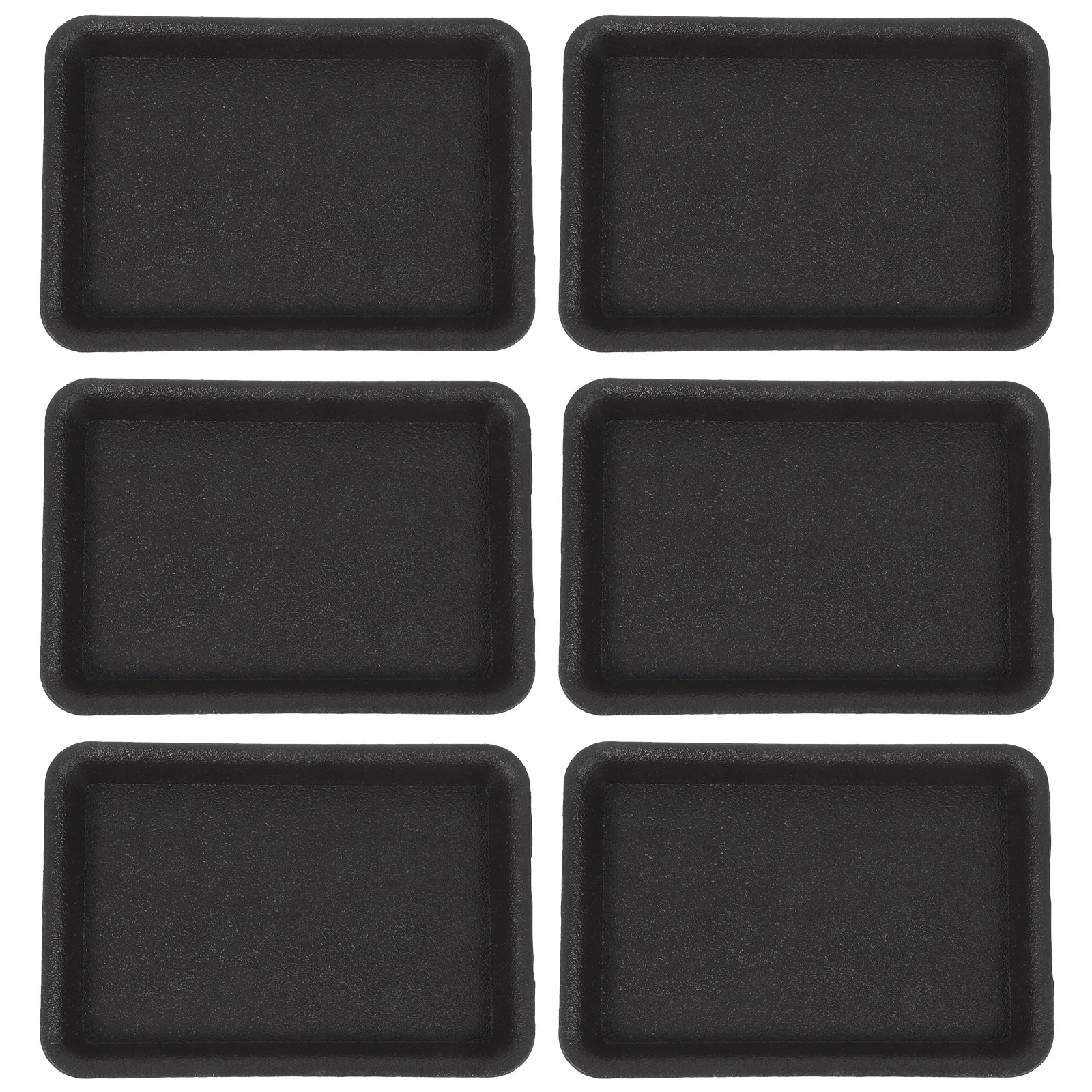 

6pcs Rectangular Flower Pot Tray Large Plastic Plant Saucer For Indoor Outdoor Use Drip Catcher Drainage Tray For Potted Plants