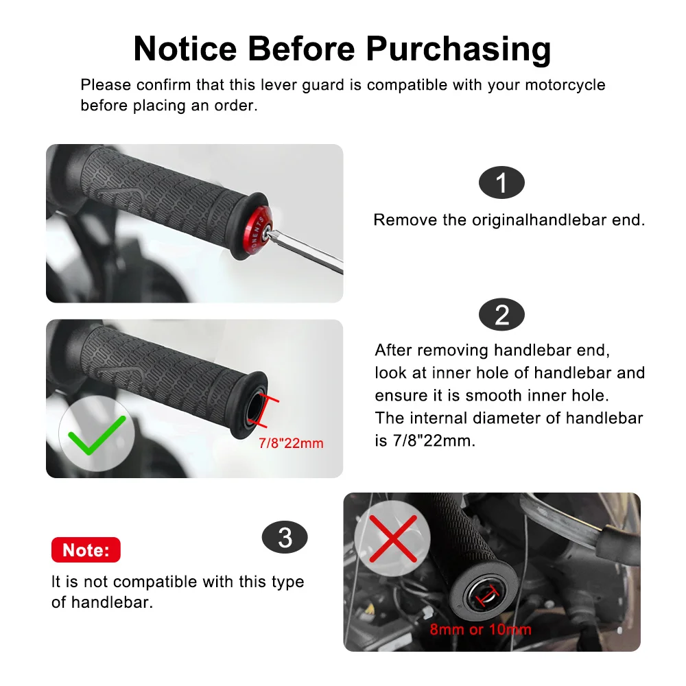 For SUZUKI GSX-S1000GT GSXS 950 1000 GT GSX1300R GSX 1300R Hayabusa GSX250R Handlebar Brake Levers Guard Protector Handguard