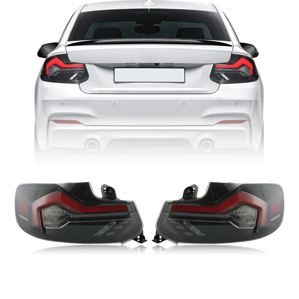 Rear LED Tail Lamp Assembly for 2 Series F22 2014 to 2021 Red LED Lens Integrated Fog Light ISO 9001 Factory Wholesale