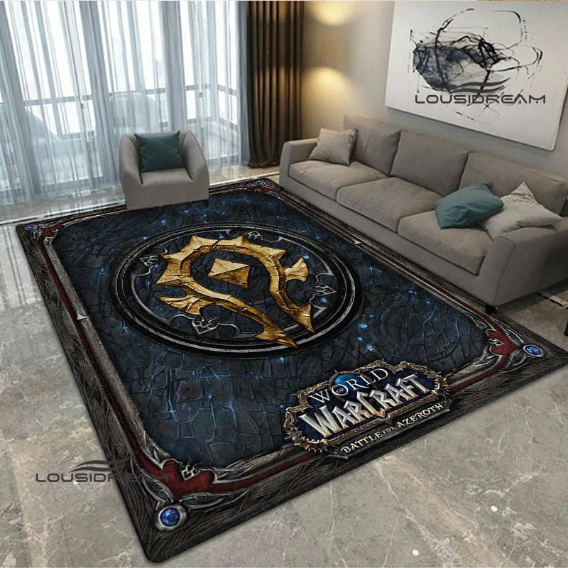 Game World of Warcraft Printed Carpet  Non -slip carpet carpets for living room kitchen mat Yoga mat anime rug birthday gift