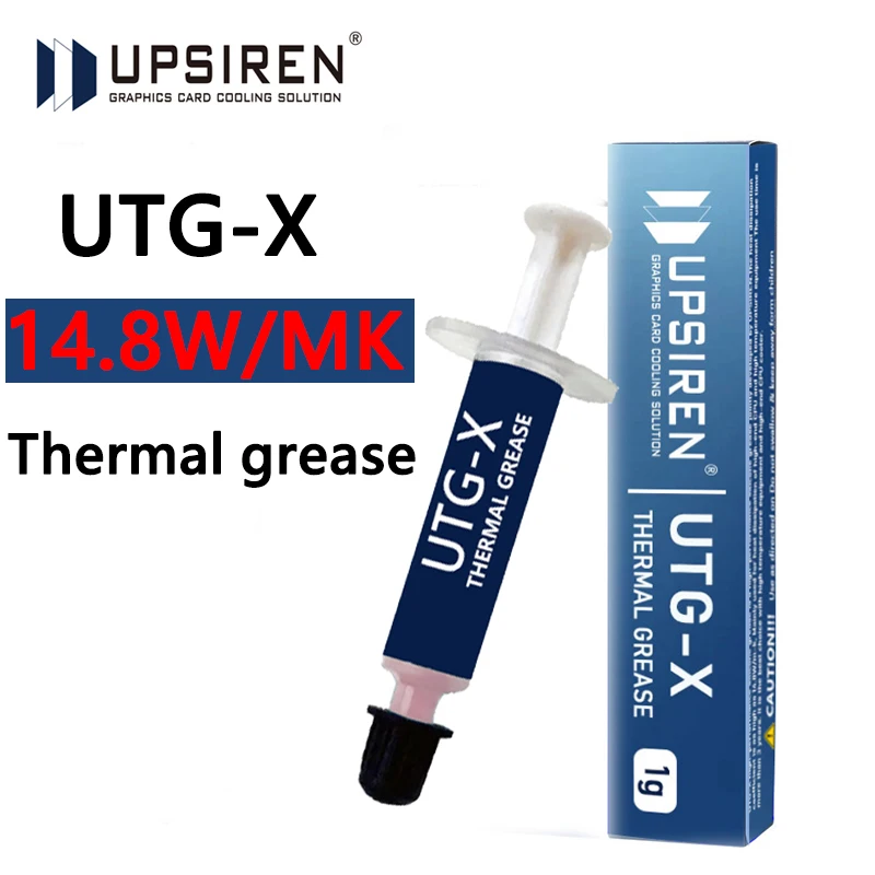 Upsiren UTG-X 1g Spritze Wärme ableitung Silikon Wärme leit paste für CPU-Prozessor Video GPU Kühlfett thermische Verbindung