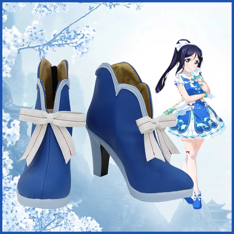 Anime LoveLive Cosplay Kanan Matsuura Cosplay Shoes Female Cosplay PU Boots Halloween Cosplay Prop Custom Made