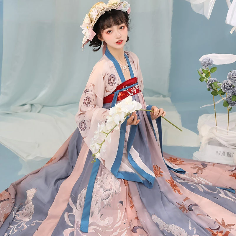 

Hanfu Women Song Dynasty Costumes Ancient Hanfu Chinese Traditional Dress Fairy Performance Costume Originale Princess Robe