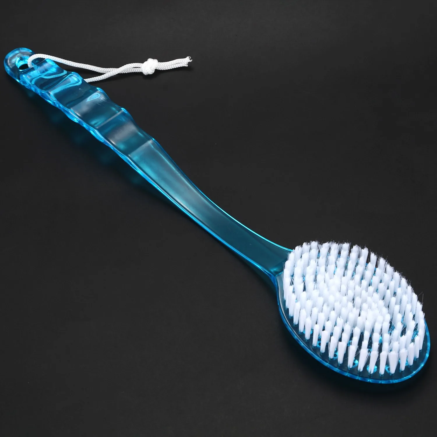 A04G-Long Handled Body Bath Shower Back Brush Scrubber Massager Disability Helper